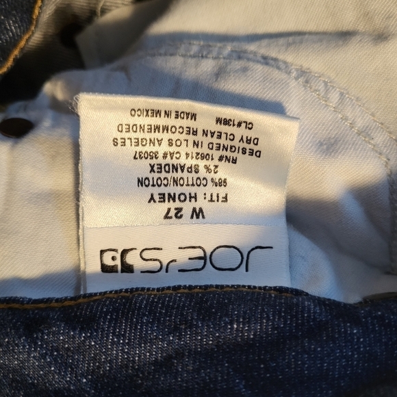 Joe's Honey Fit Distressed Bootcut Jeans Size 27 - Picture 11 of 13